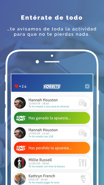 Forbets - Reta a tus amigos screenshot-4