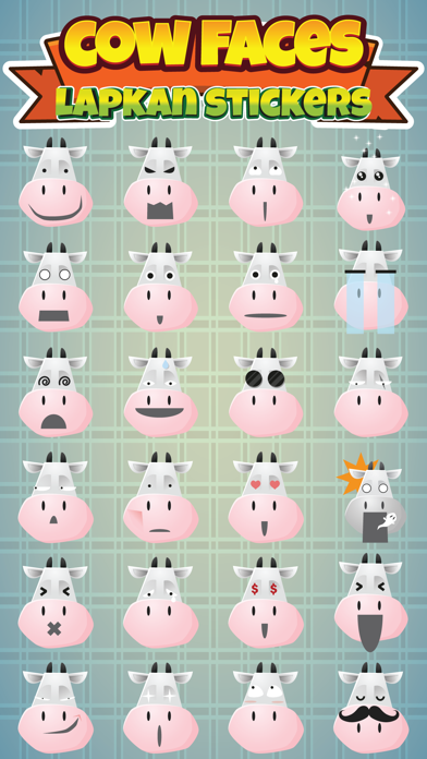 Screenshot #2 pour Sticker Me: Cow Faces