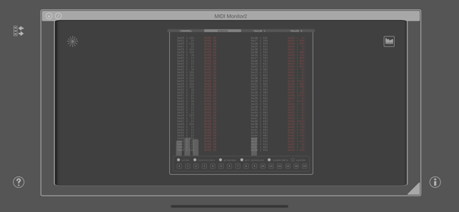 MIDI SWEET: MIDI Monitor2 (AU)(圖2)-速報App