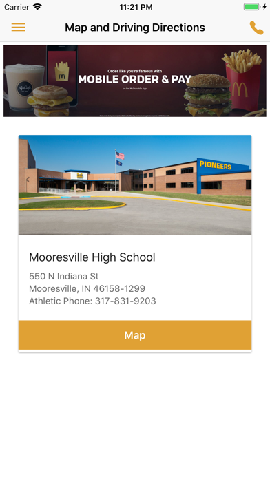 Mooresville Athletics Indiana iPhone screenshot 7 - Education app