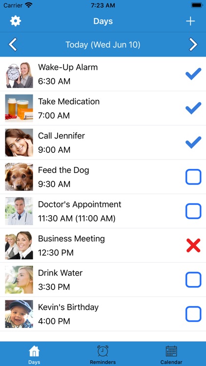 Reminder, Reminders with Voice