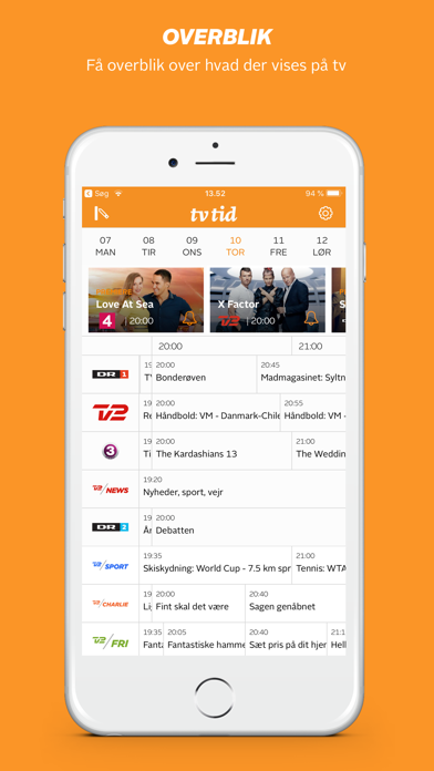 Screenshot #1 pour tvtid – Dansk Tv-guide