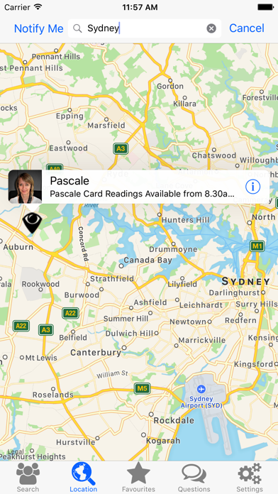 Psychics Directory Screenshot