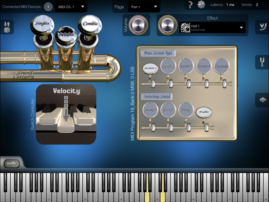 Heavy Brass iPad app afbeelding 3