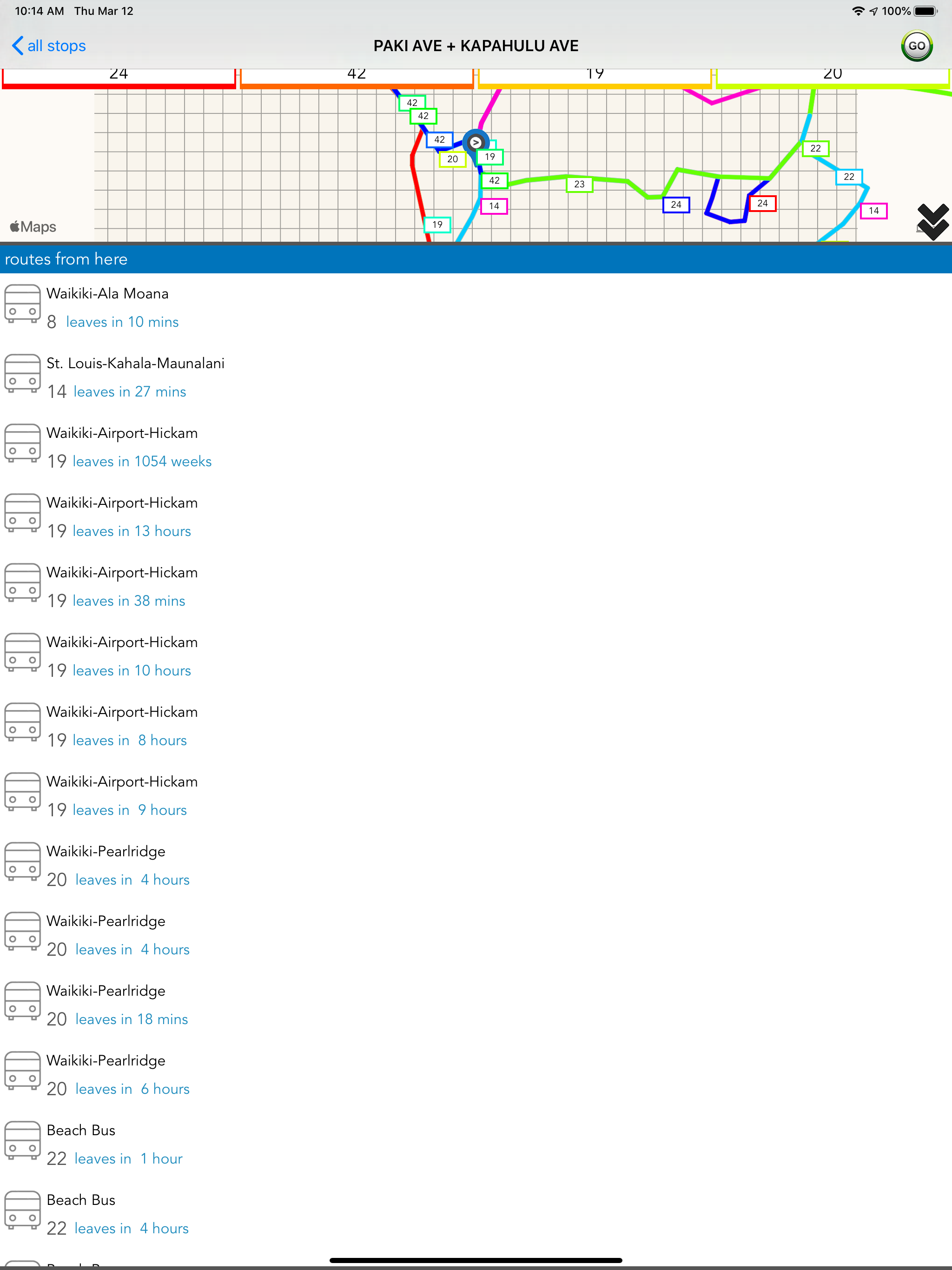 Honolulu Public Transport screenshot 3