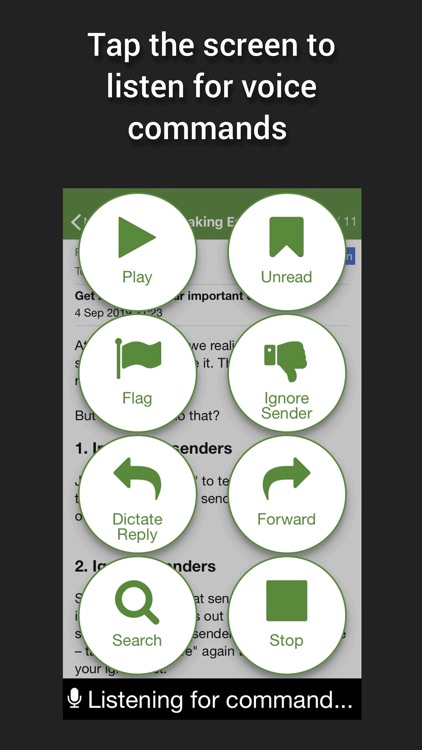 Speaking Email - voice reader