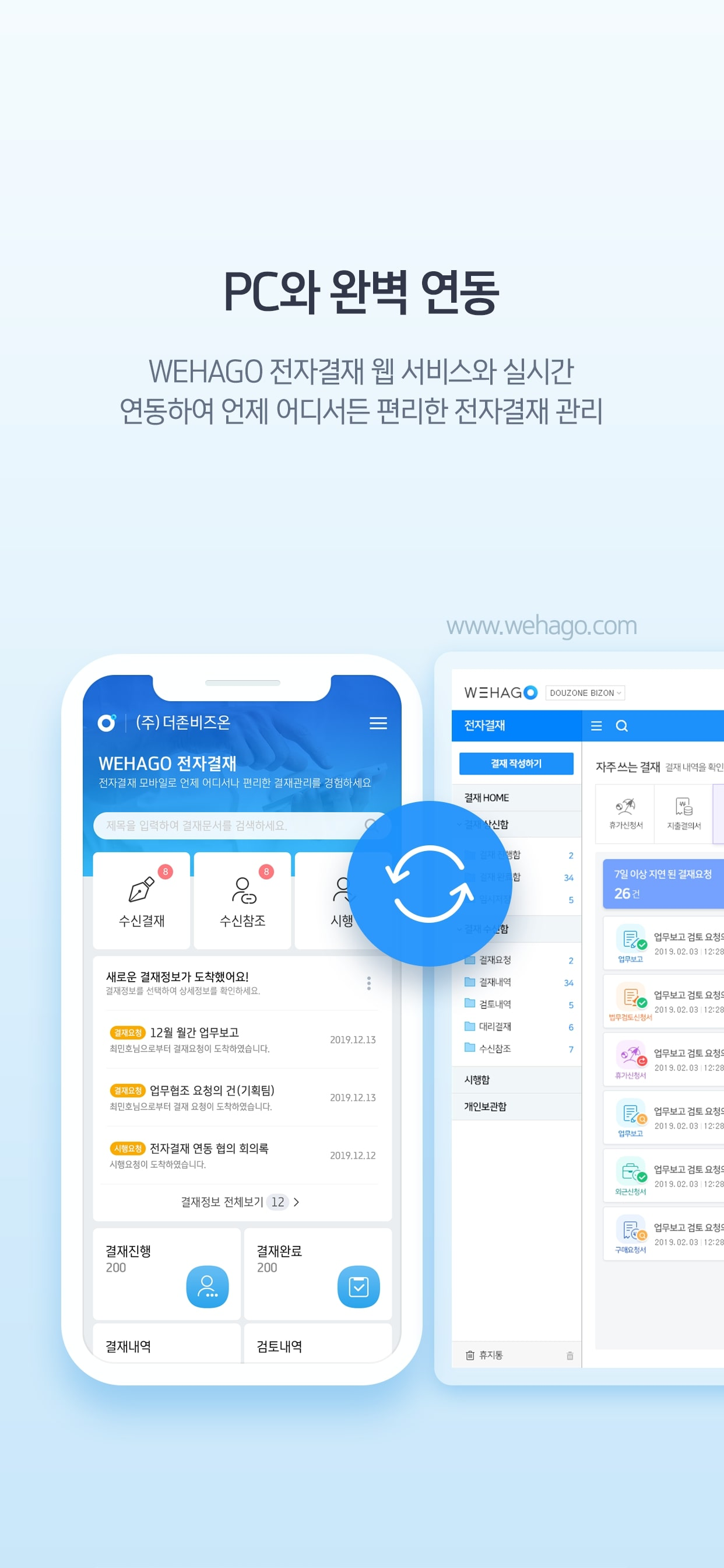 WEHAGO 전자결재