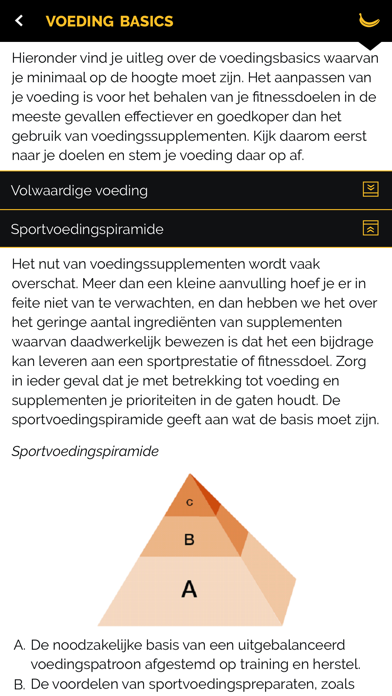 Supplementenwijzer screenshot 3