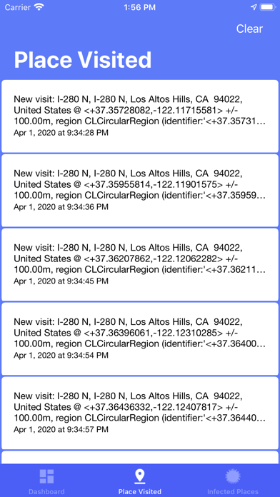 Screenshot #3 pour Self Tracking