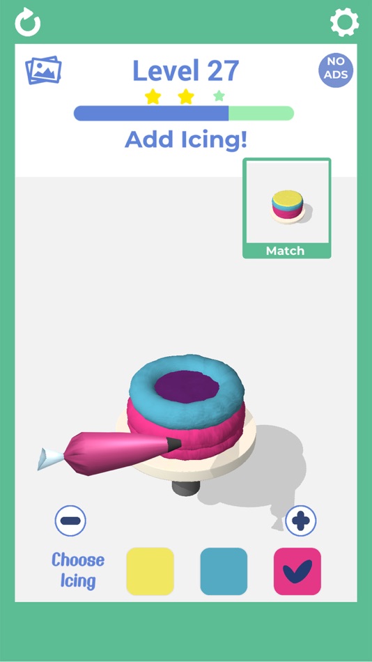 #8. Icing on the Cake (iOS) By: Lion Studios