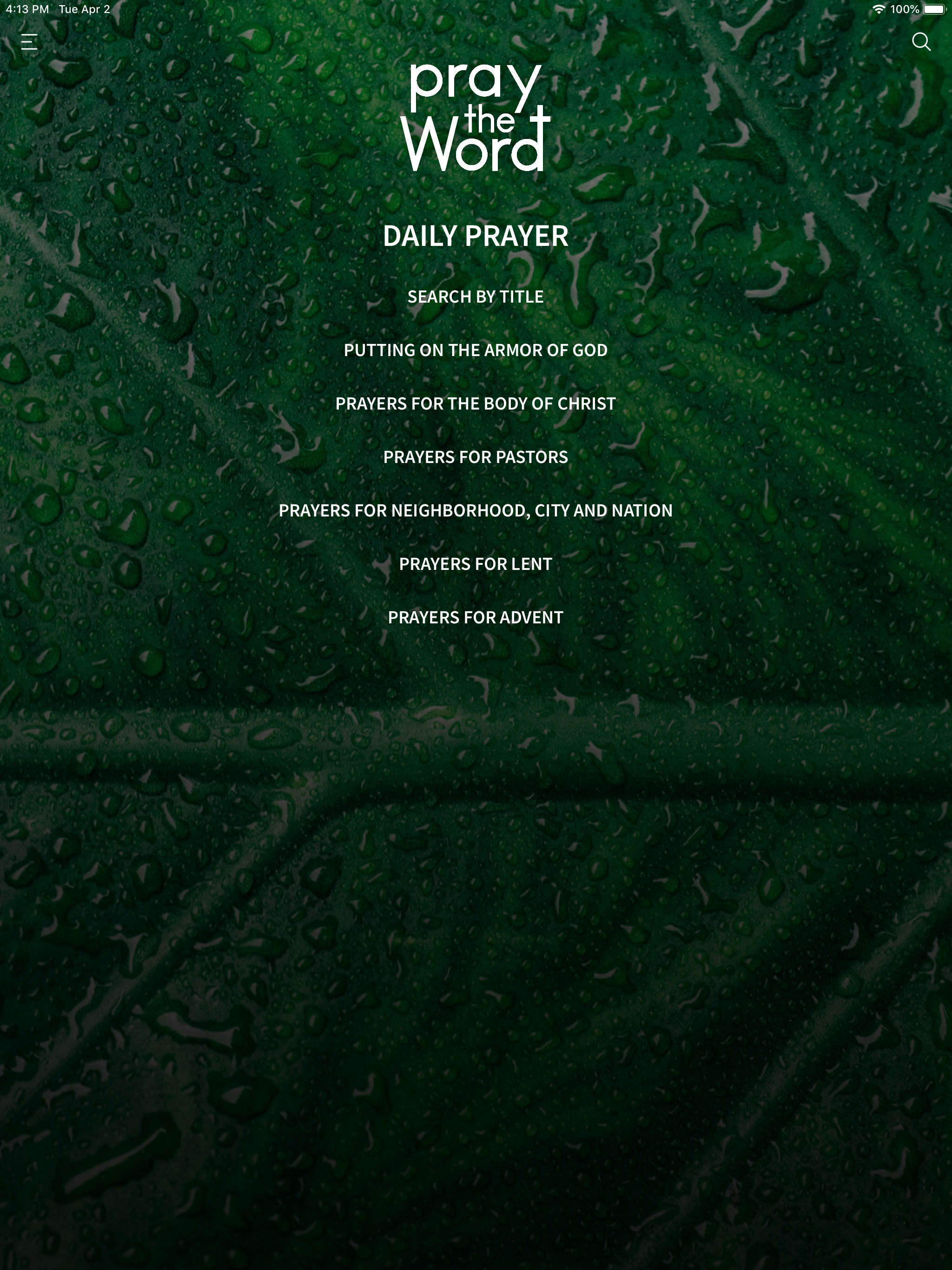 Pray the Word