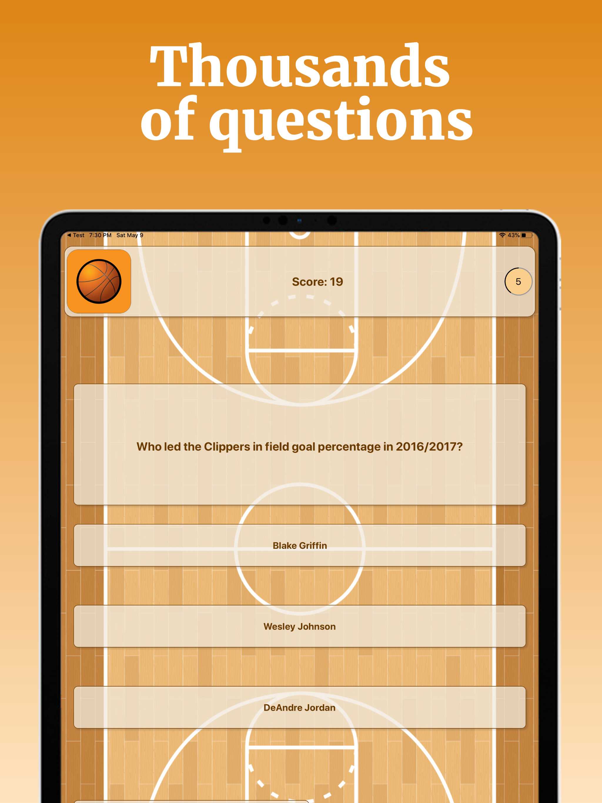 Basketball Stat Trivia