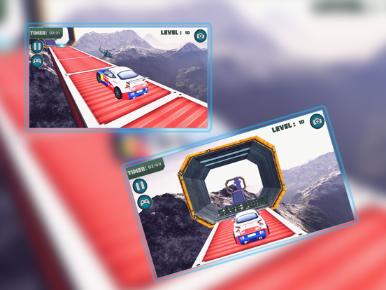 Impossible Car Tracks 3D iPad screenshot