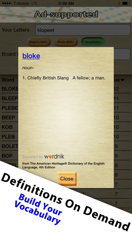 Word Breaker - Scrabble Cheat screenshot-3