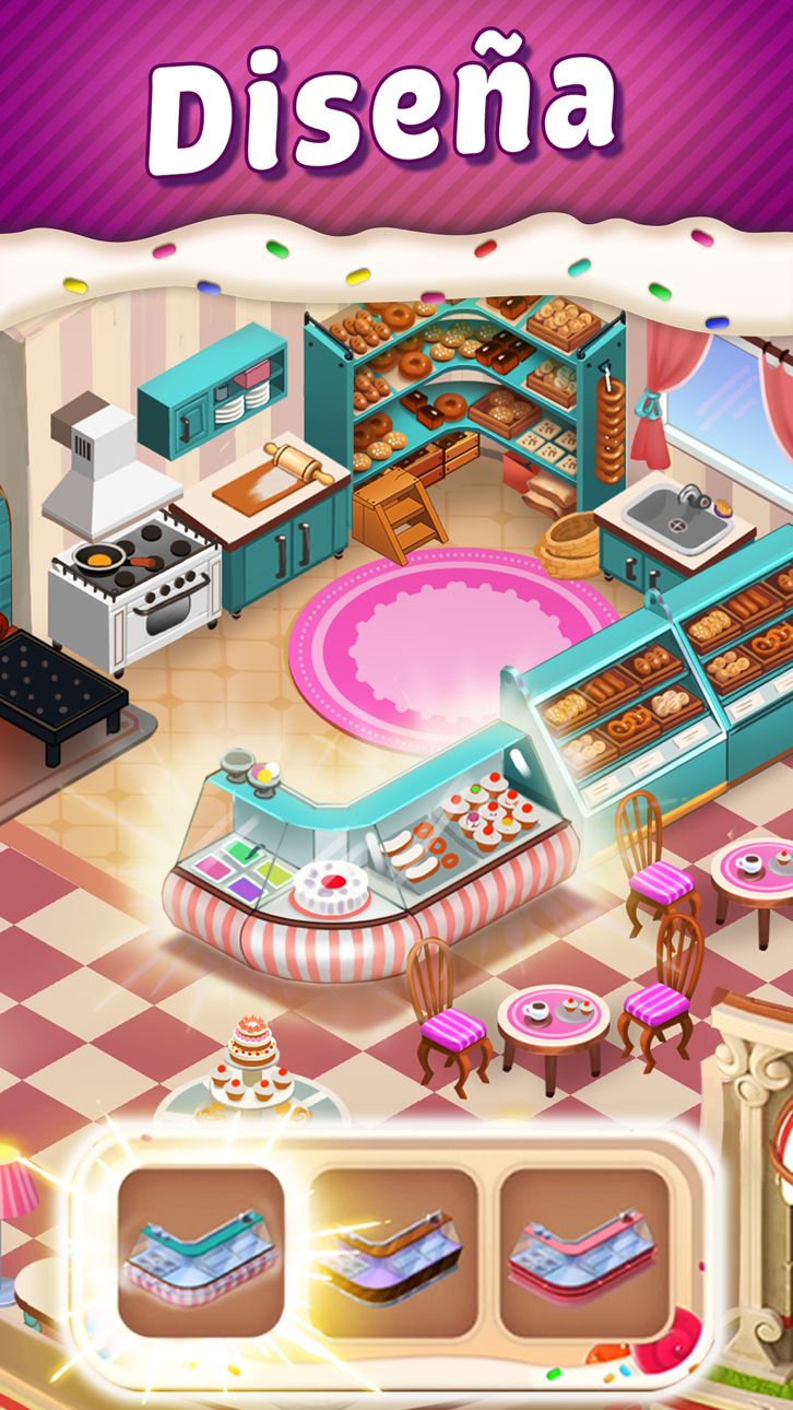Sweet Escapes: Build A Bakery iOS Mod IPA screenshot 1 - iOS game interface