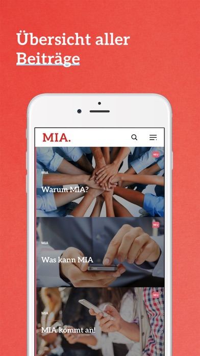 Mitarbeiter Informations App Screenshot