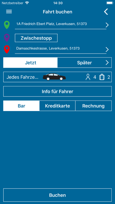 Screenshot #3 pour Taxiruf 3333 Leverkusen eG