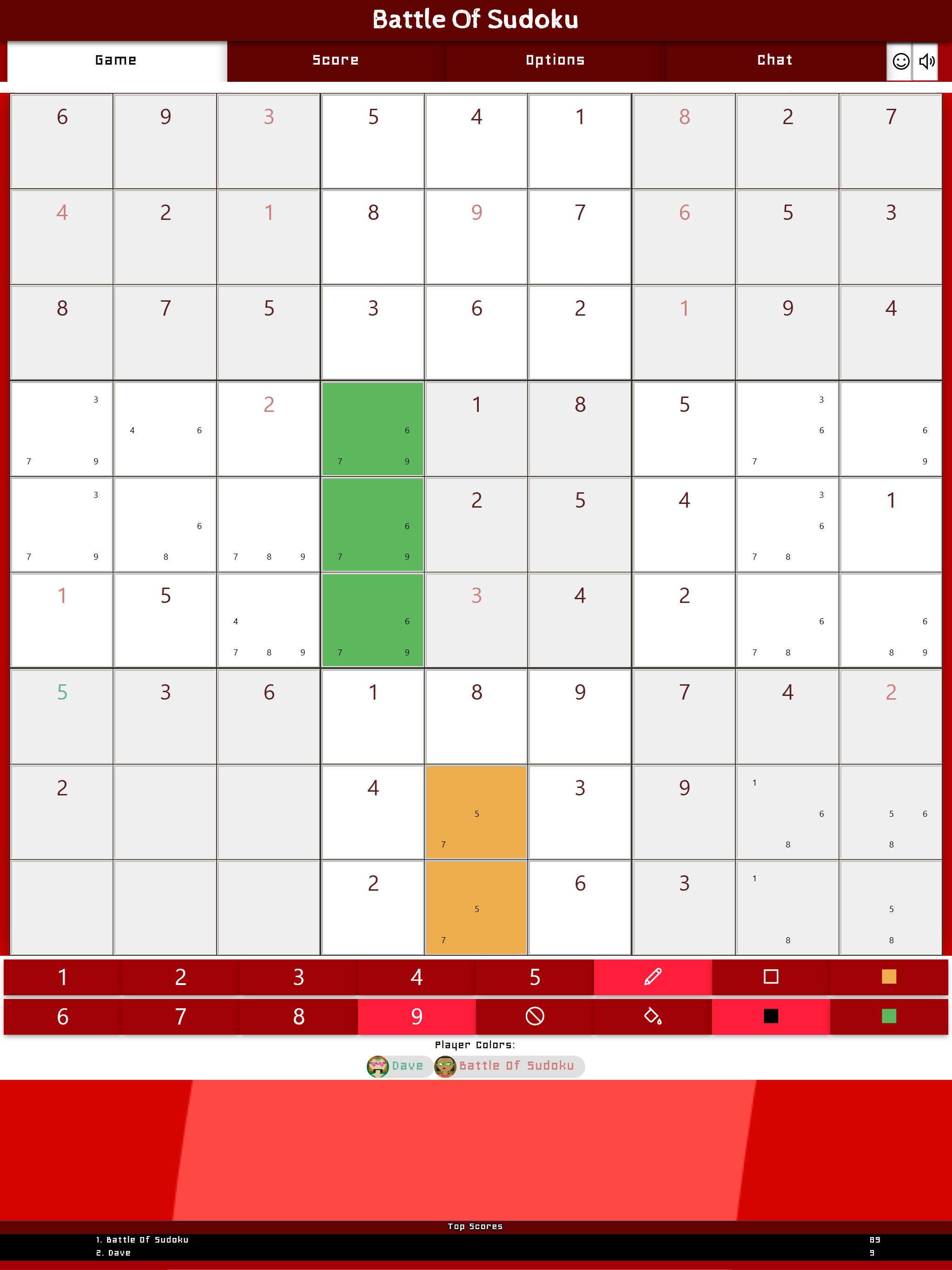 Battle Of Sudoku