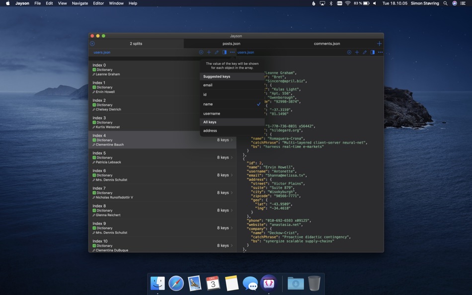#5. Jayson (macOS) Bởi: Simon B. Støvring