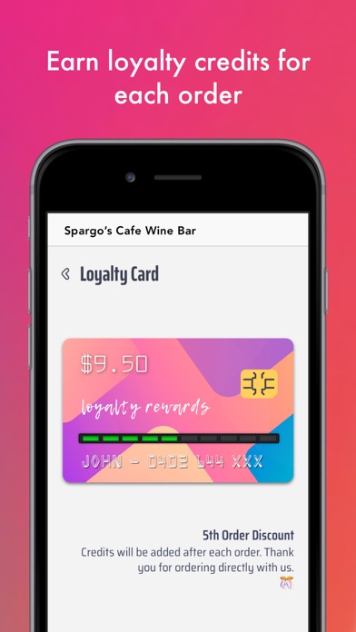 Screenshot #2 pour Spargo's Cafe Wine Bar