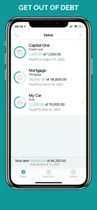 Debt Free Box: Snowball Payoff screenshot #1 for iPhone