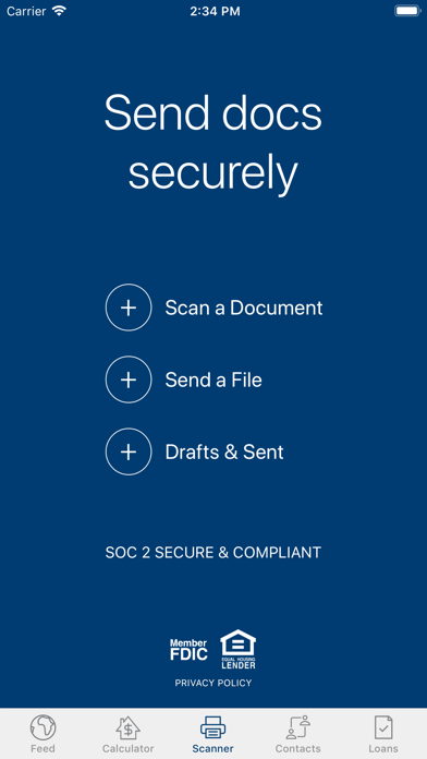 Farmers Bank Mortgage Screenshot