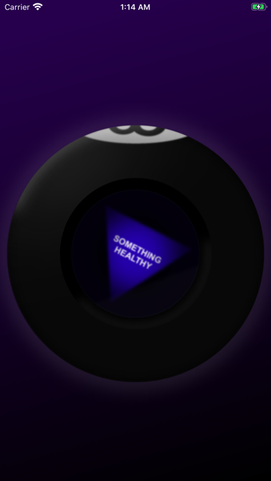 Screenshot #1 pour Magic Ate Ball - Food Advisor