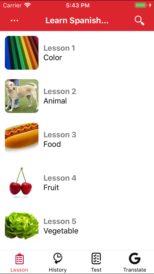 Learn Spanish with pictures - 1.0 - (iOS)