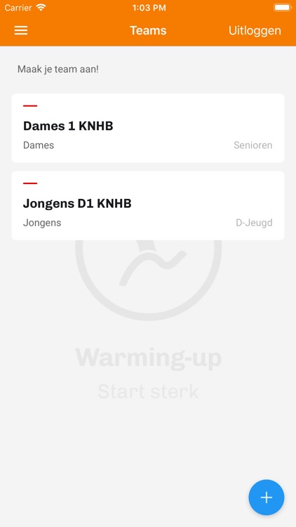 WarmingUp App