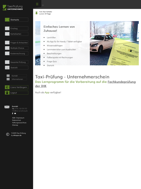 Screenshot #4 pour Unternehmer - Taxi-Prüfung