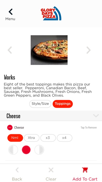 Glory Days Pizza screenshot-3