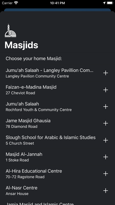 MSJD - UK Prayer Times Screenshot