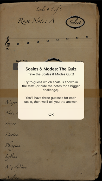 Scales & Modes: The Quiz
