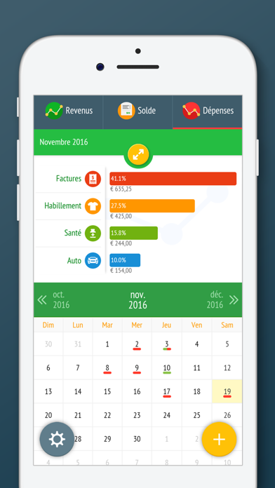 Screenshot #1 pour Gestion des dépenses