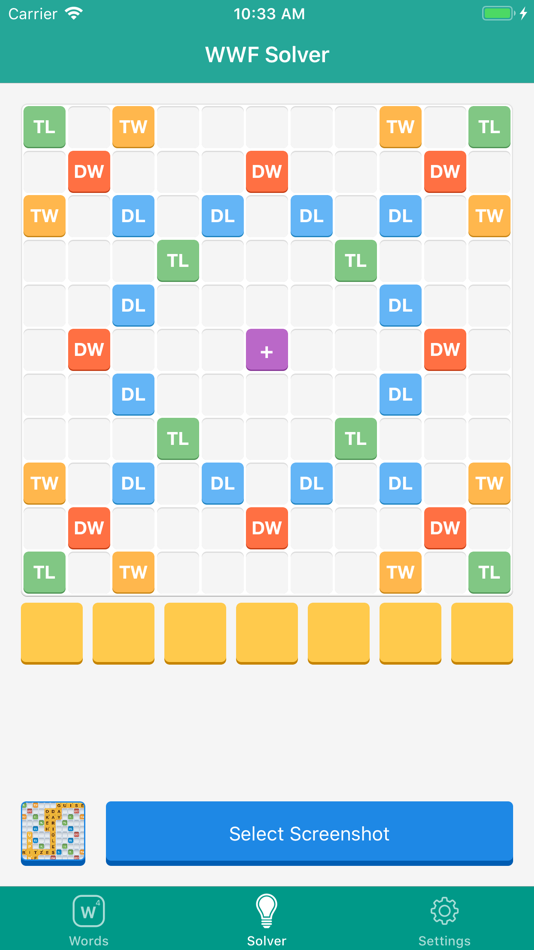 #1. WWF Solver (iOS) Podle: Gwyn Durbridge