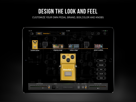 BIAS Pedal iPad app afbeelding 2