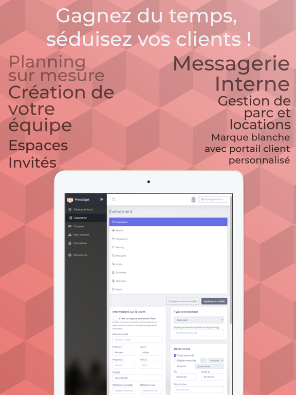 Screenshot #5 pour PrestaSyst