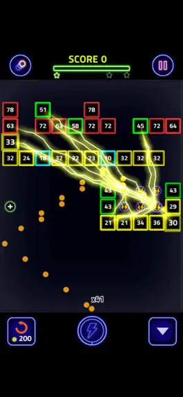 Game screenshot Brick Breaker Glow apk