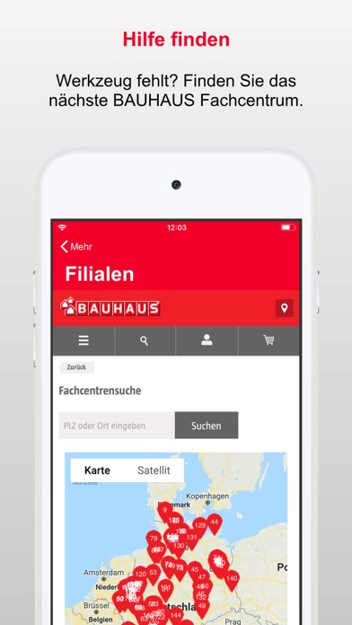 BAUHAUS Umzugshelfer – die App Screenshot