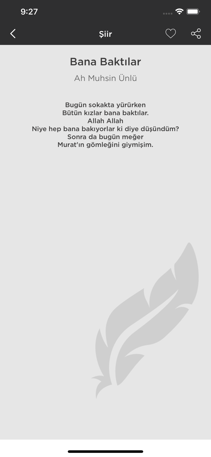 Şairler ve Şiirleri