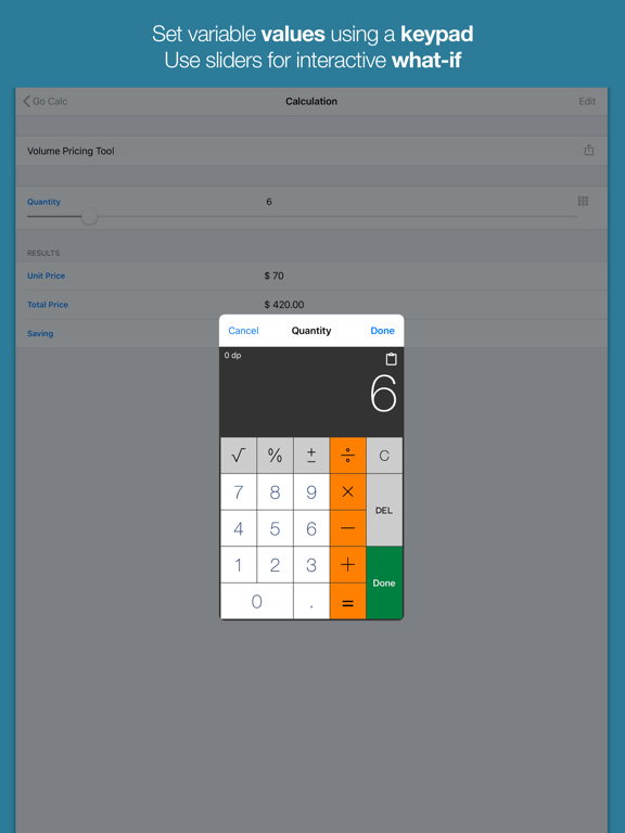 Screenshot #5 pour Go Calc