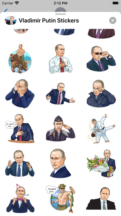 Vladimir Putin Stickers