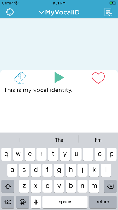 Screenshot #1 pour MyVocaliD