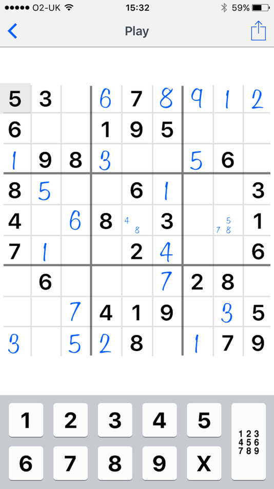 #1. Sudoku ⊞ (iOS) Podle: TapMedia Ltd