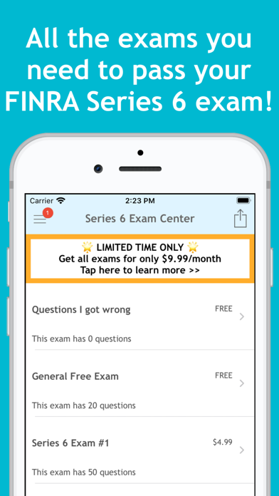 Series 6 Exam Center screenshot 4