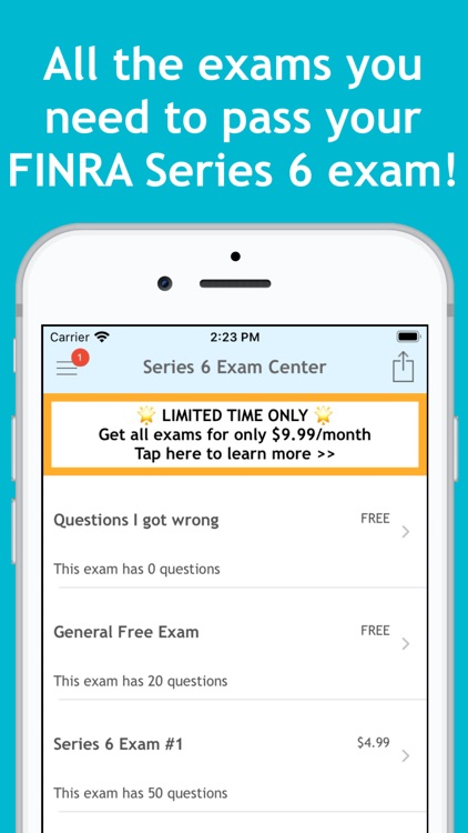 Series 6 Exam Center screenshot-3