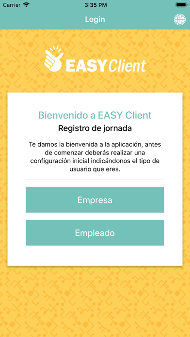 Registro Jornada | EASY Client screenshot 2