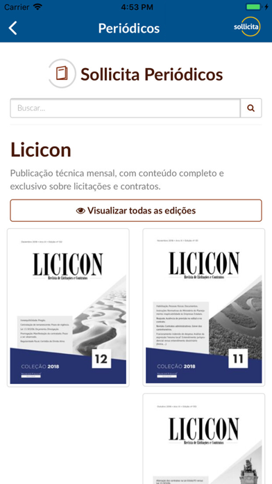 Sollicita Screenshot
