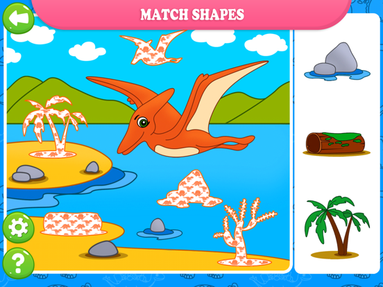 Dinosaur Puzzles for Children iPad screenshot 5 - Entertainment app