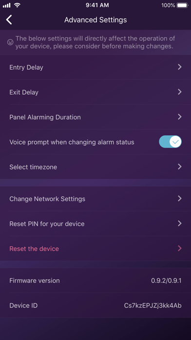 App screenshot